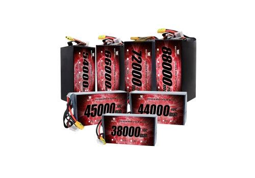 Bagong solidong baterya ng estado para sa mga drone 67000mAh